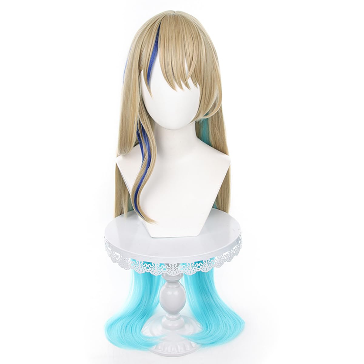 Amazon.co.jp: セーバル コスプレ ウィッグ ダークゴールド ロング