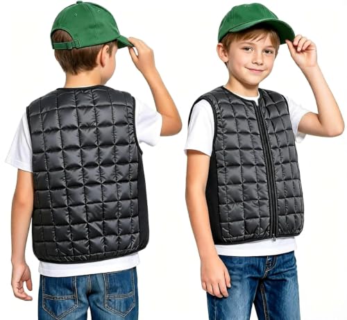 Image of Weighted Vest for Kids,Sensory Calming Support for Children with 2lb, 3lb, 4lb Weights(Ages 2-13) ,Breathable & Washable for Active Play(Grey)