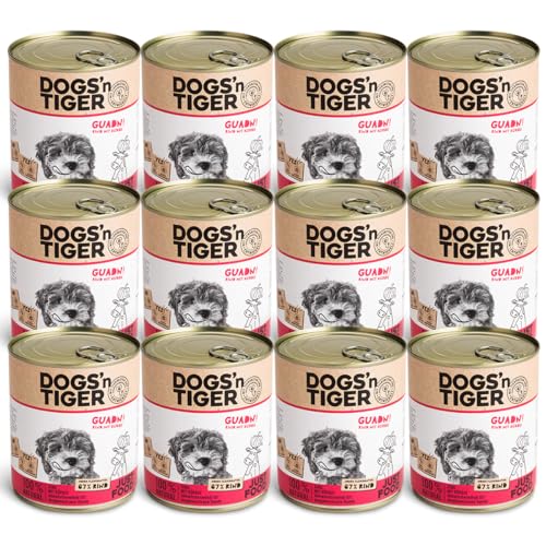 Produktbild von Dogs’n Tiger Adult Premium Hundefutter Guadn - 12 x 800 g