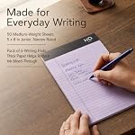 Legal Pads 5x8 Inch, 6 Pack Assorted Colors, 50 Sheets, 70 GSM - Image 6