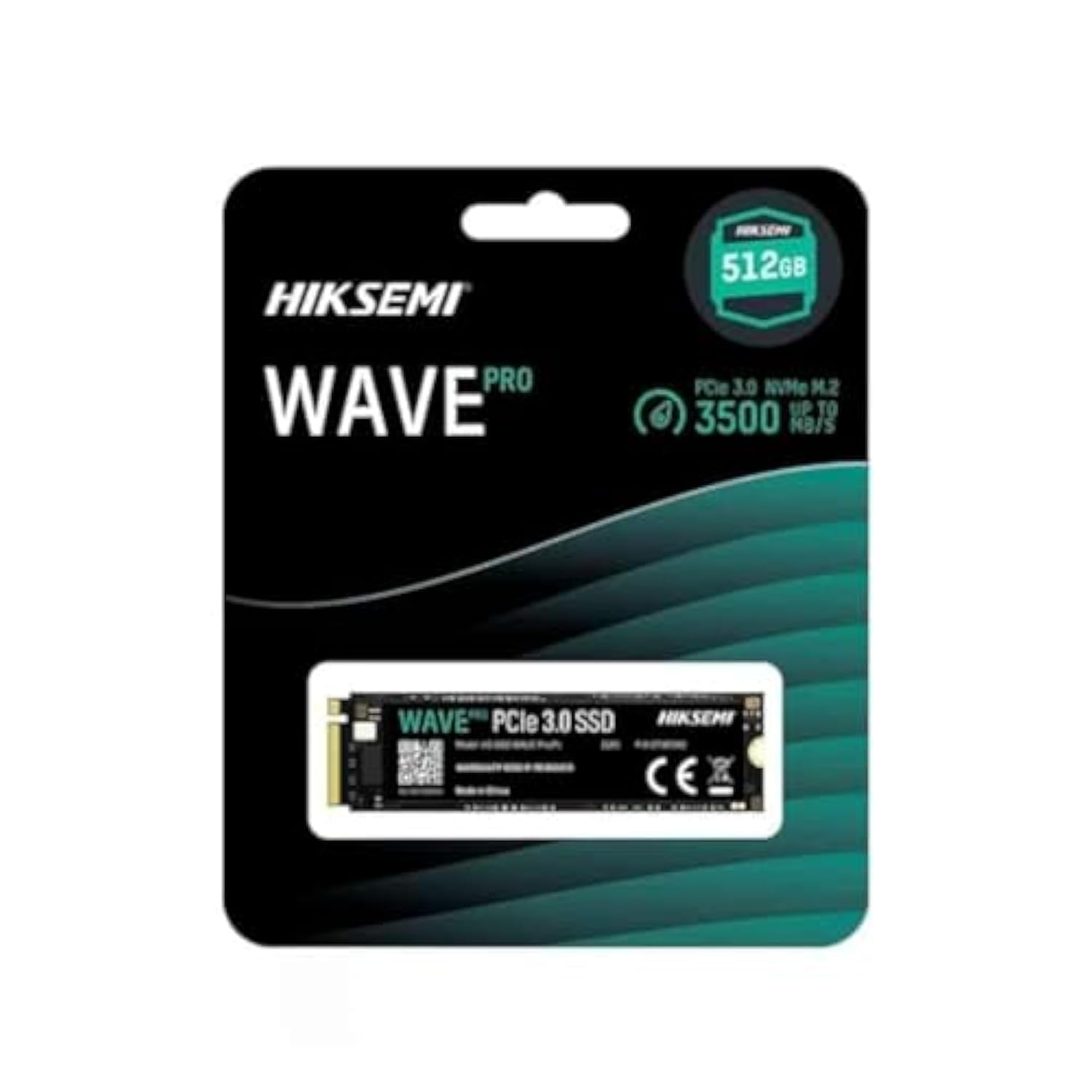 HIKSEMI SSD WAVE Pro(P) 512G, PCIe Gen 3 x 4, NVMe, 80.2mm × 22.1