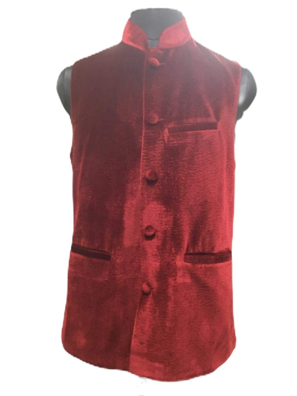 Chokhis Men's Jaipuri Waistcoat/Nehru Jacket/Koti for Party Wedding Multicolour-picture-14