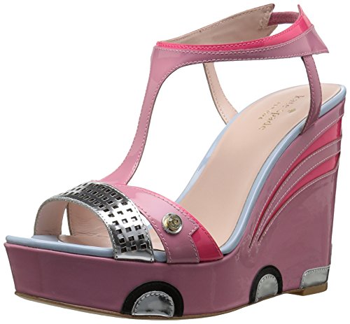 Kate Spade New York Women's Deanna Wedge Sandal, Petunia Patent, 11 M US