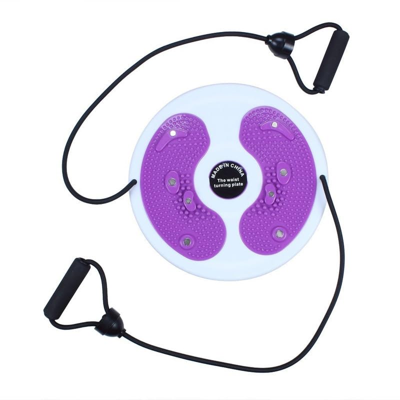 AVMART Waist Twist Disc, Waist Slimming Balance Rotating Disc Multi-functional Twist Board Exercise with Massage Foot Sole- Home Fitness Gym Equipment (Purple) (B0CXSLD8VQ) Amazon Price History, Amazon Price Tracker
