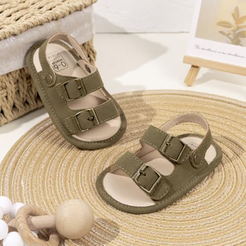 Image of CENCIRILY Infant Baby Boys Girls Summer Beach Sandals Anti-slip Rubber Soft Sole Lightweight Breathable Athletic Toddler First Walking Shoes