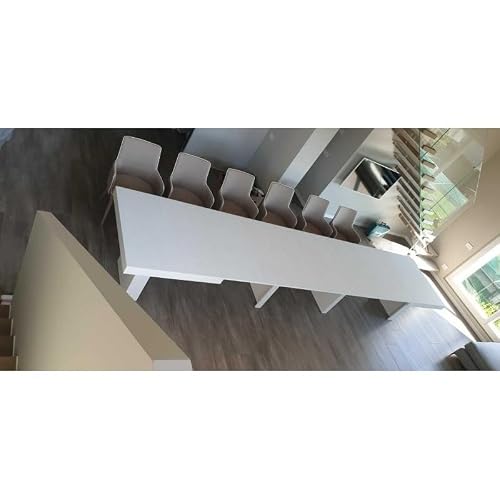 Miniatura 4 de Mar.C.A. Design - Mesa De Comedor Extensible Rectangular 180x100x76 Cm - Extensible Hasta 280 Cm En Madera - Roble - Made In Italy