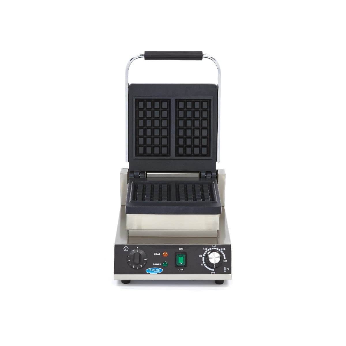 Gofrera 2 Piezas Bruselas Waffle - Recubrimiento Antiadherente - Gofres Clásicos - Gofrera - Profesional