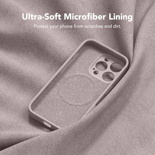 Image of Magnetic for iPhone 16 Pro Case, Compatible with MagSafe, [Full Camera Protection][Screen Protector] Silicone Shockproof Protective Phone Case for iPhone 16 Pro 6.3 inch, Hazel