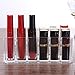 Weiai Lipstick Holder 18 Spaces Lipgloss Organizer, 3 Rows - Multi Level, Makeup Holder & Cosmetics Storage Display