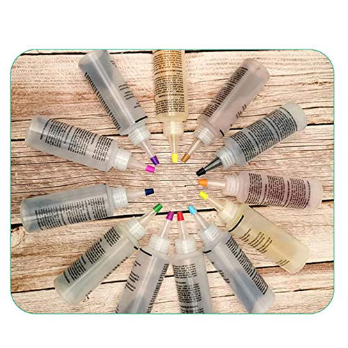 12 Bottles One-Step Tie-Dye Kit,Fabric Textile Paints Colorful Tie Dying Sets, Muti-Color Dyes Permanent Paint for DIY Arts Clothes Fabric - Thumbnail 6