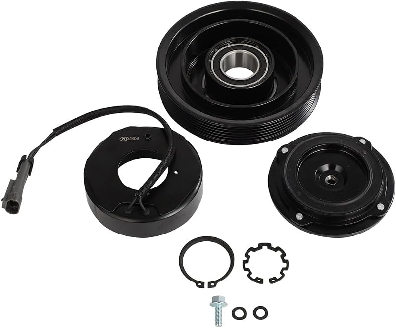 Embreagem do compressor do ar-condicionado ECCPP 10S17C para Chevrolet Colorado, GMC Canyon, Hummer e Isuzu – 1 unidade