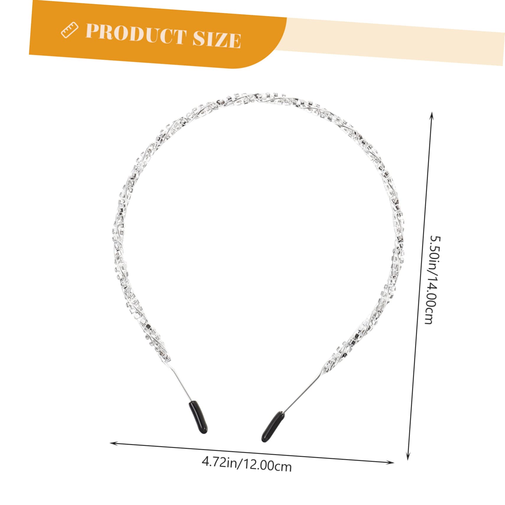 FRCOLOR 20 Stück Strass Perlen Stirnband Kunstperlen Strass Kopfschmuck Silbernes Mädchen Kopfschmuck Für Hochzeit Yoga Stirnbänder Perlen Haarreifen Stirnbänder Mit