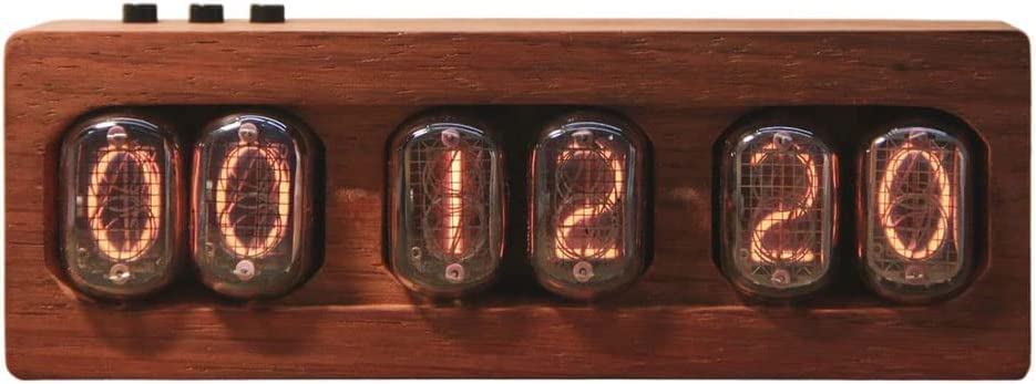 Réveil à Tube sous Vide Nixie : horloges numériques rétro 12/24 heures