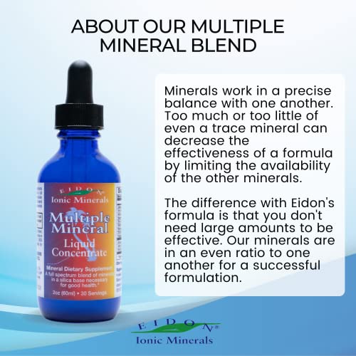 Eidon Ionic Minerals 328260 Eidon Multiple Minerals Supplement - Ionic Trace Mineral Drops For Water, Natural Liquid Vitamins To Support Heart Health And Hydration thumb #3