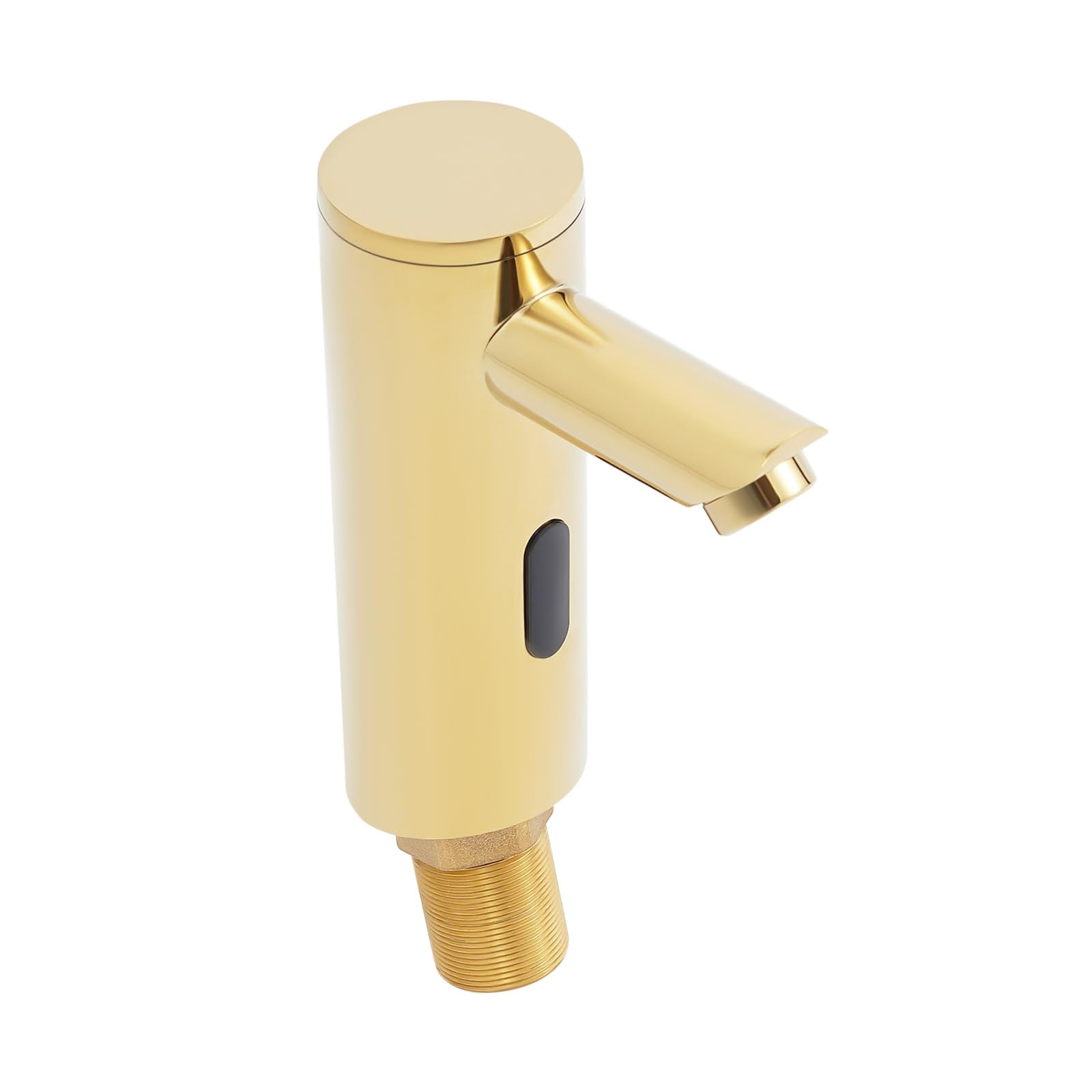 Rubinetto per bagno con sensore automatico, con sensore a infrarossi, rubinetto per lavabo, senza contatto, con sensore per cucina, bagno, ottone, oro