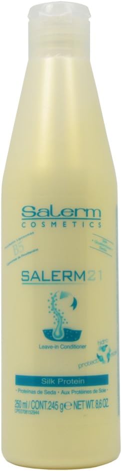 Cosmetics 21 LEAVE-IN Conditioner, B5 Provitamin Lipsomes & Silk Protein (8.6 oz - bottle size)