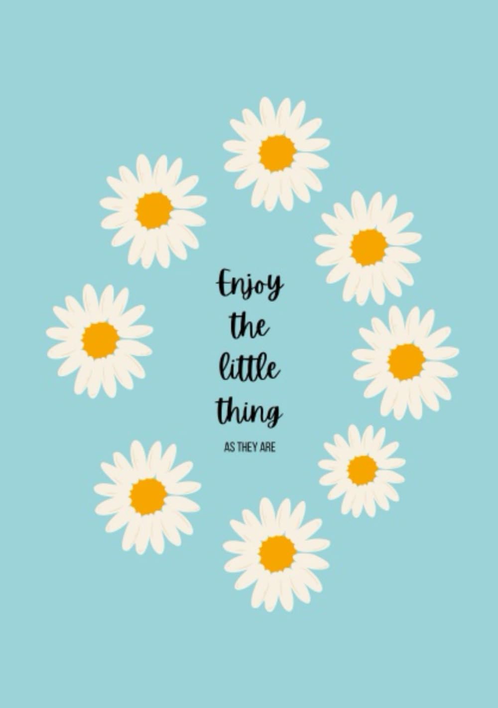 Enjoy The Little Things journal intime carnet de gratitude inspirant