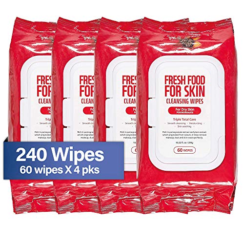 Refreshing Body Hand Face Wipes Cleansing Cloths 240 wipes alcohol-free wipes help to