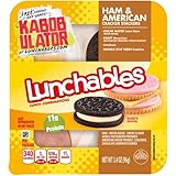 OSCAR MAYER LUNCHABLES HAM & AMERICAN CHEESE WITH CRACKERS 3.2 OZ PACK OF 5