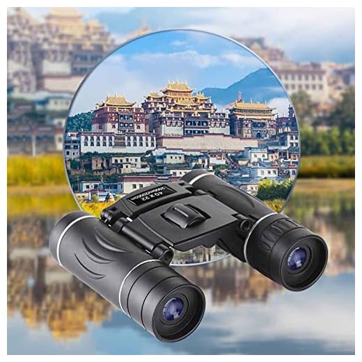 40x22 Zoom Binoculars, Binoculars with Lightweight Foldable, with Super Bright and Large View, for Bird Watching Hunting Travel
