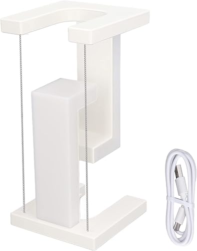 Hilitand Luz LED flotante de levitación magnética, control táctil de 3 niveles con cable menos cargador para habitación, oficina, decoración,