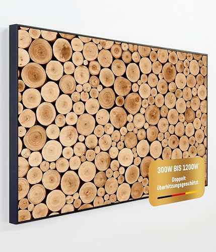papermoon® Infrarotheizung (Wahlweise 300-1200 W) - Effiziente...