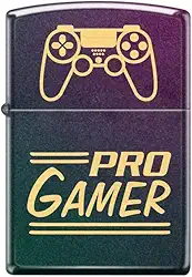 Zippo Lighter-Pro Gamer Controllers Isqueiro Iridescente à prova de vento #Z5464