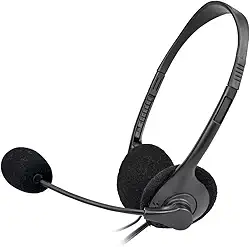 HEADSET OFFICE SLIM ESTEREO DRIVER 40 MM CABO 1,8M PRETO LETRON