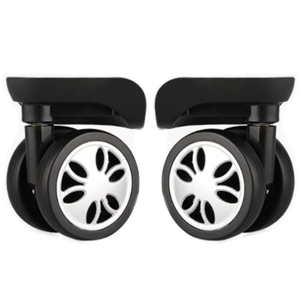 A Pair/Set Spinner Mute Wheels for Wheels for suitcases NO.19# (YongFeng) DIY Replacement Luggage Wheels Draw bar Box Parts