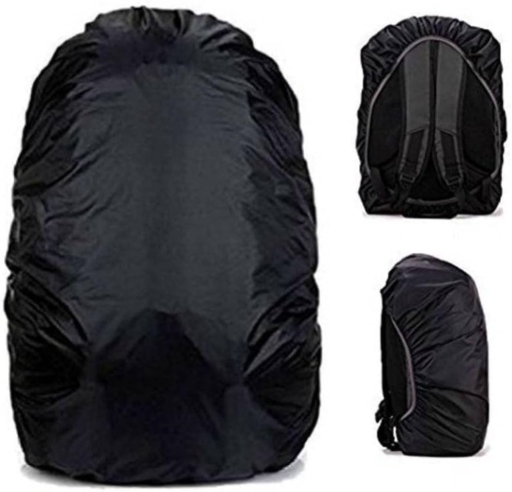CookitchenRain Bag Cover Waterproof Dustproof Bag Cover for Laptop School College Office Trekking Bags Adjustable Raincover for Backpack Dust Protection Cover 30 Litre