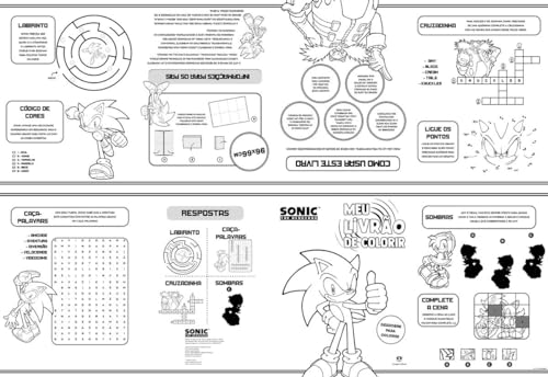 Sonic - Meu livrão de colorir
