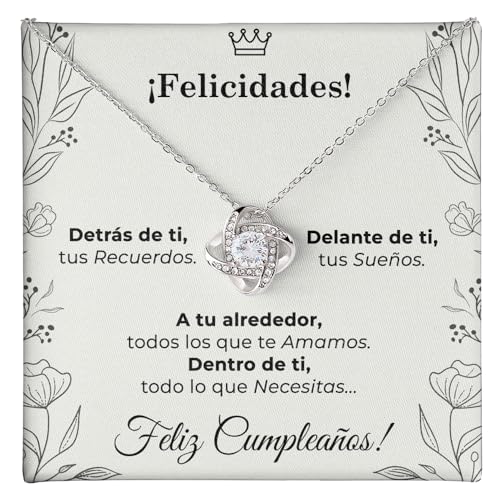 SOFIA FERRER Regalo Cumpleaños Mujer, Collar de Plata, Regalo 40,...