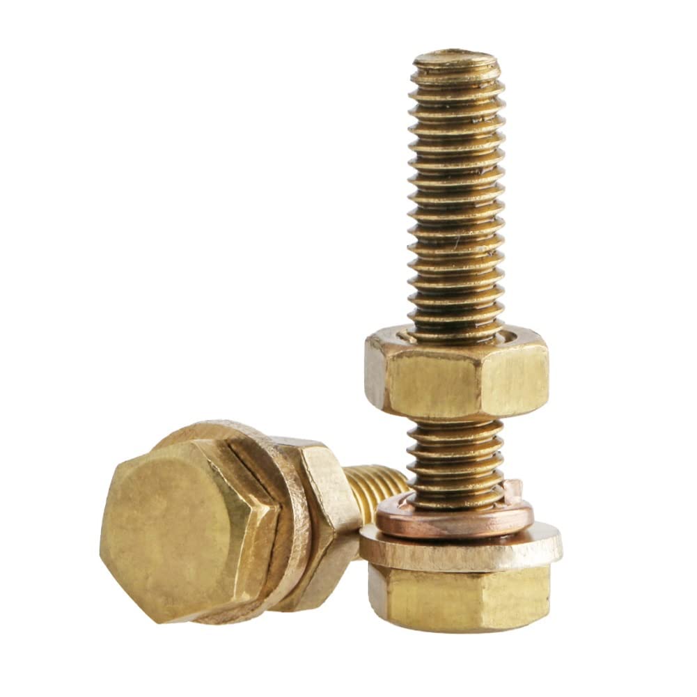 Dadi A Cupola M3 In Ottone - 40 Pezzi | Dadi Esagonali Alti Per Moto, Bici E Mobili - Foto 2