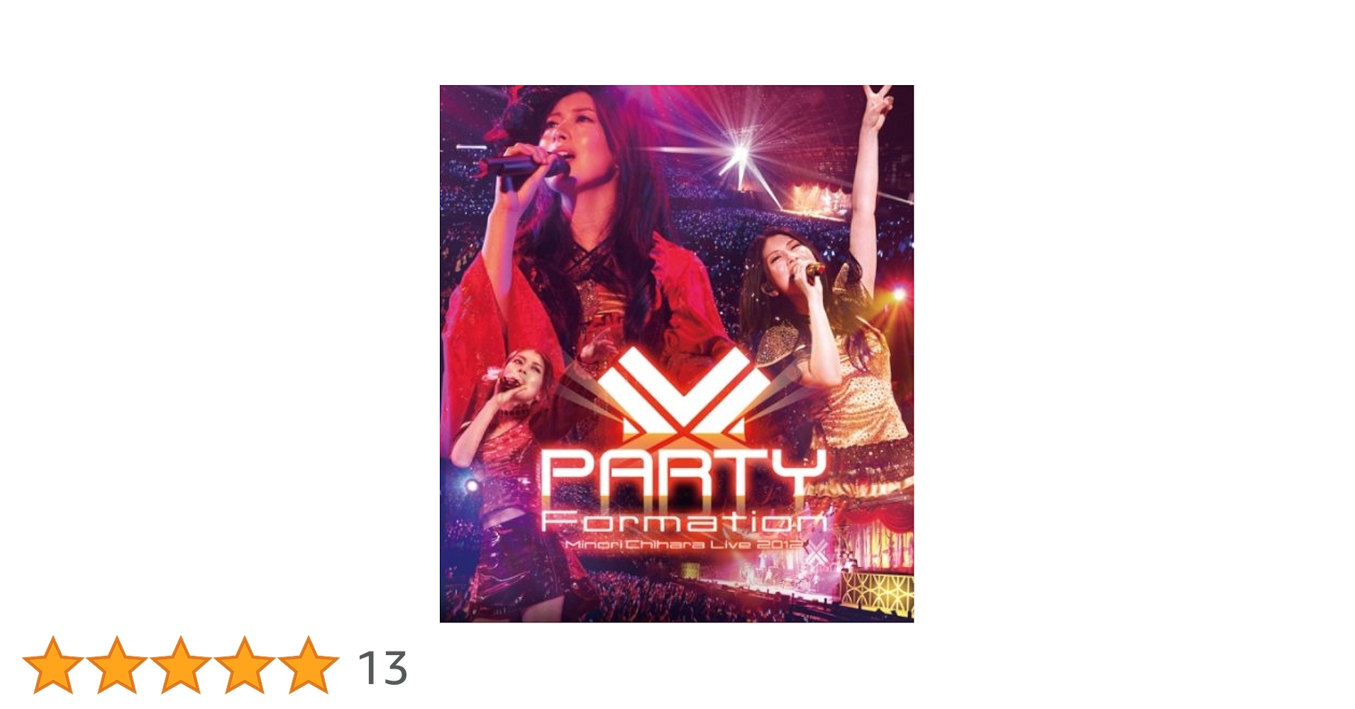 新品未開封 茅原実里 LIVE Blu-ray Amazon.co.jp: Minori Chihara Live 2012 PARTY-Formation Live