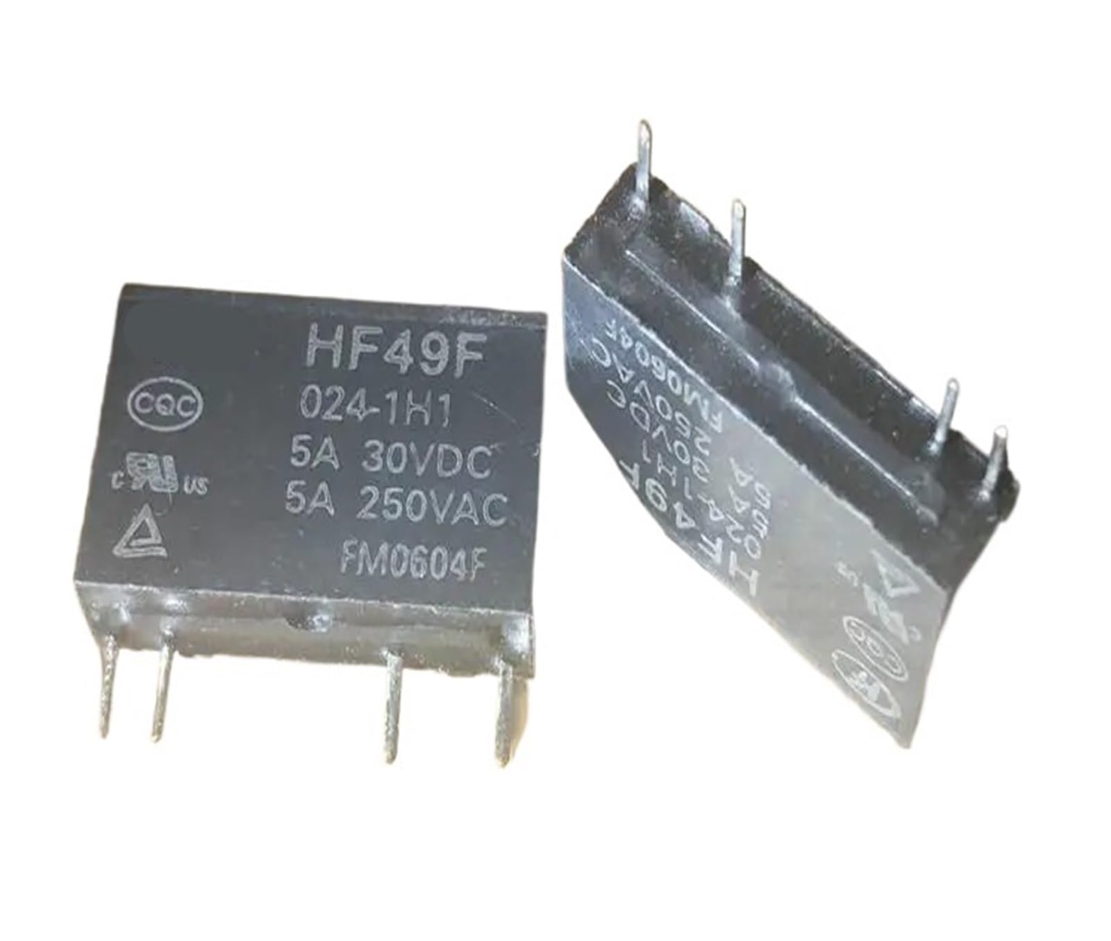 Relé electromecánico HF49F 024-1H1 de conmutación miniatura de 4 pines 2