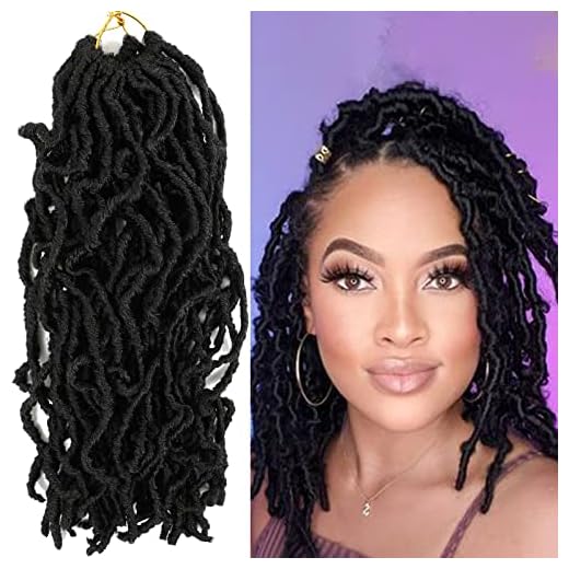 8 Packs Short Faux Locs Crochet Hair 120 Strands 12Inch Soft Locs wavy Dreadlocks Crochet Braids Natural Pre-Looped Crochet Hair for Black Women (12 Inch (Pack of 8), 1B)
