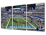 SoFi Stadium Canvas Wall Art Football/Soccer Stadium Wall Art for Living Room Football Game Art Pictures for Boys Bedroom Modern Home Decor Office Decorations Artwork Framed Ready to Hang, 36"Wx24"H
