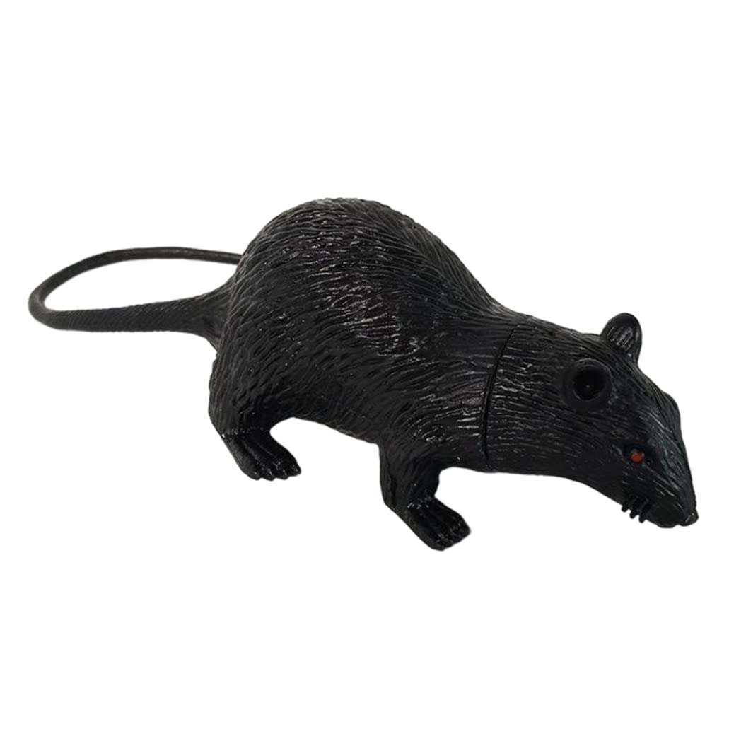 Wedhapy Halloween Novelties Toys Halloween Fake Rat Halloween Rat Black Fake Rat Simulated Mouse Halloween Decoration Pranks Props Toy Style2