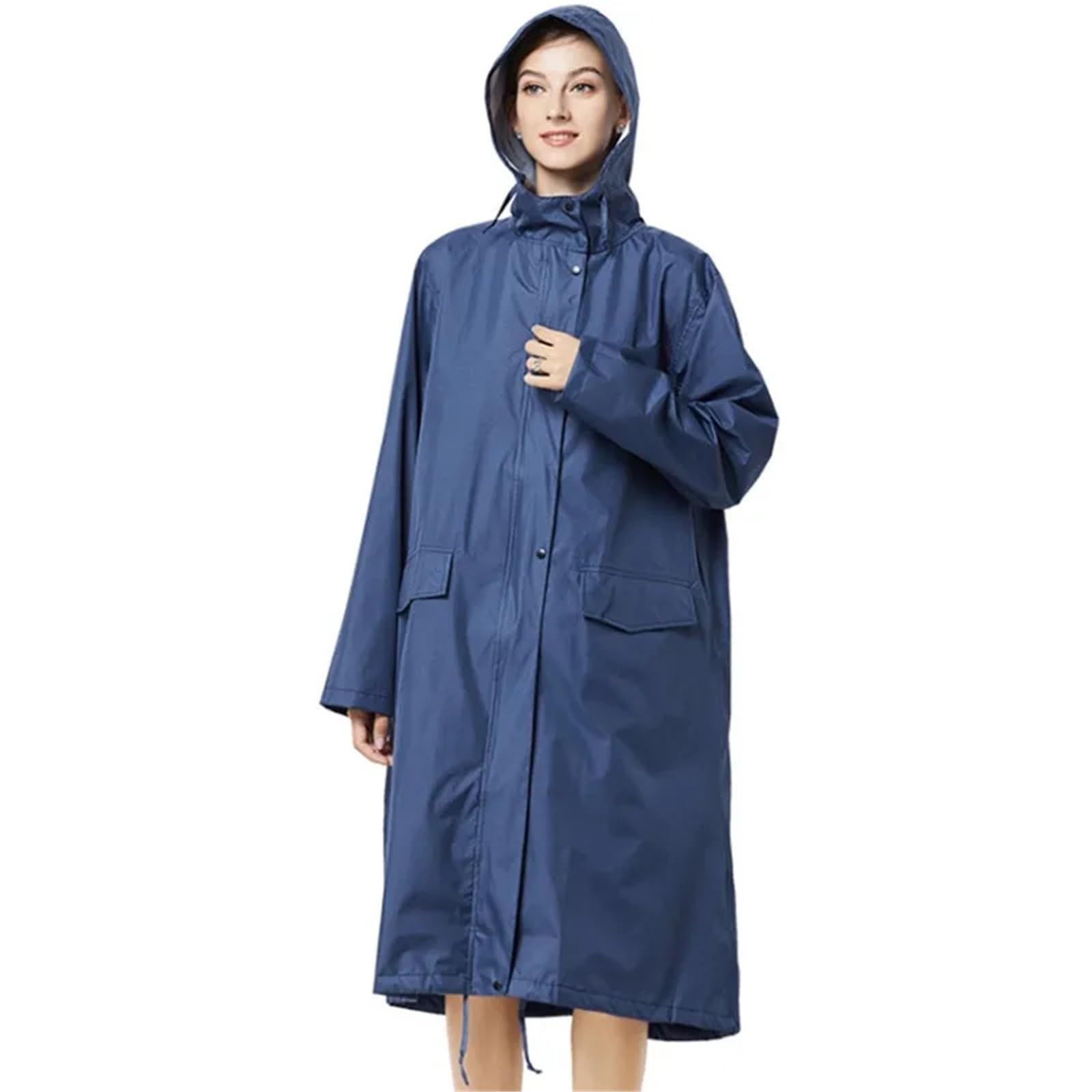 Poncho Antipioggia Impermeabile lungo for uomo e donna, impermeabile, idrorepellente, poncho