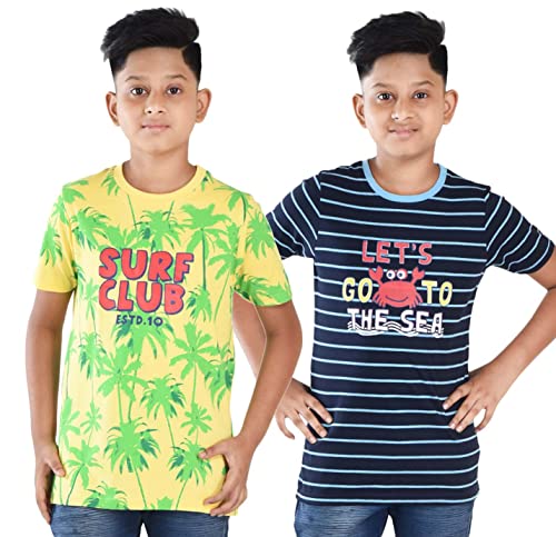 Image of Clothe Funn Boys T-Shirts Round Neck (Pack of 2)
