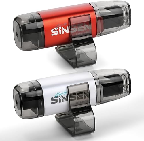 Miniatura 2 de SINSEN Cortador de cinturón de seguridad para romper la ventana del automóvil, llavero de martillo de seguridad para romper vidrios, herramienta de