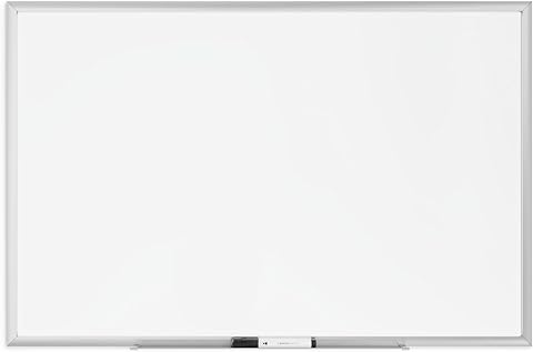U Brands Manyetik Kuru Silme Tahtası, 50 x 90 cm, Gümüş Alüminyum Çerçeve (071U00-01)