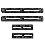 Paket enthalten: je länger die 2 Stück sind entworfen für die vorderen Door Sill, Maße: 48 cm x 6,5 cm, die kleinere 2 Stück sind für hinten Door Sill, Maße: 24 cm x 5,5 cm.
