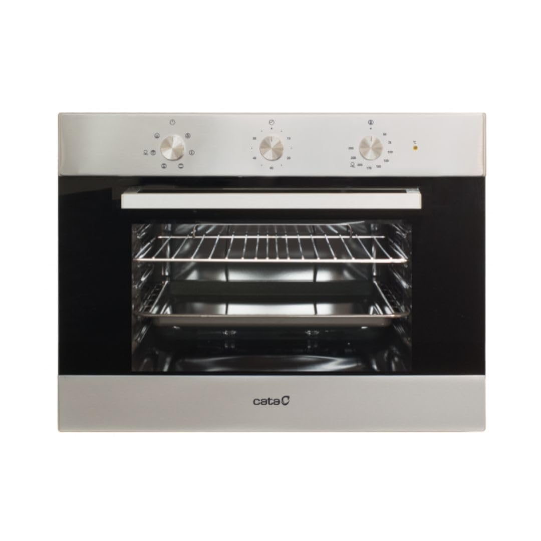 Cata ME 4006 X, Horno Limpieza Aquasmart Multifunción-​6 Funciones, Negro/​Acero Inoxidable