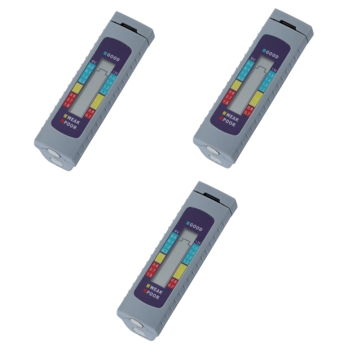 SHINEOFI 3 Pezzi tester per batterie tester tester per l'analisi della batteria strumento analizzatore digitale batterie per auto controllore tensione multitester