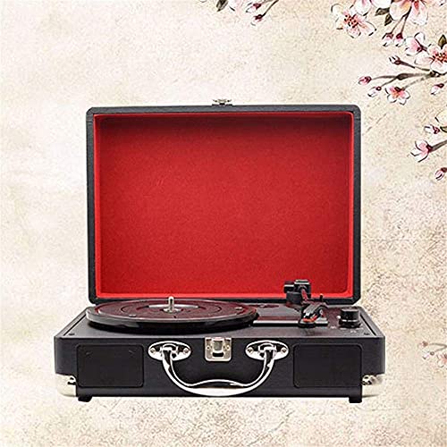 Tourne-disque rétro, haut-parleur Bluetooth rétro portable vintage en vinyle multifonction phonographe parlant Bluetooth (noir taille unique) - Les Beatles, Paul McCartney, John Lennon, RIngo Starr, George Harrison Tourne-disque rétro, haut-parleur Bluetooth rétro portable vintage en vinyle multifonction phonographe parlant Bluetooth (noir taille unique) – Image 4