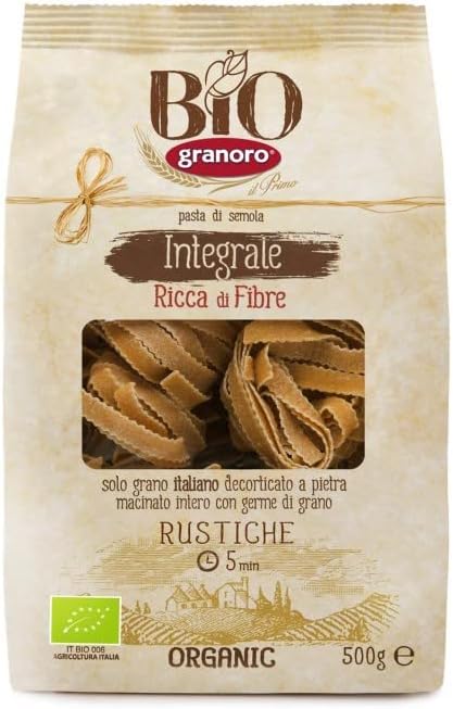 Granoro Rustiche 251 Bio Int 500G - Pâtes artisanales italiennes, qualité biologique, saveur authent