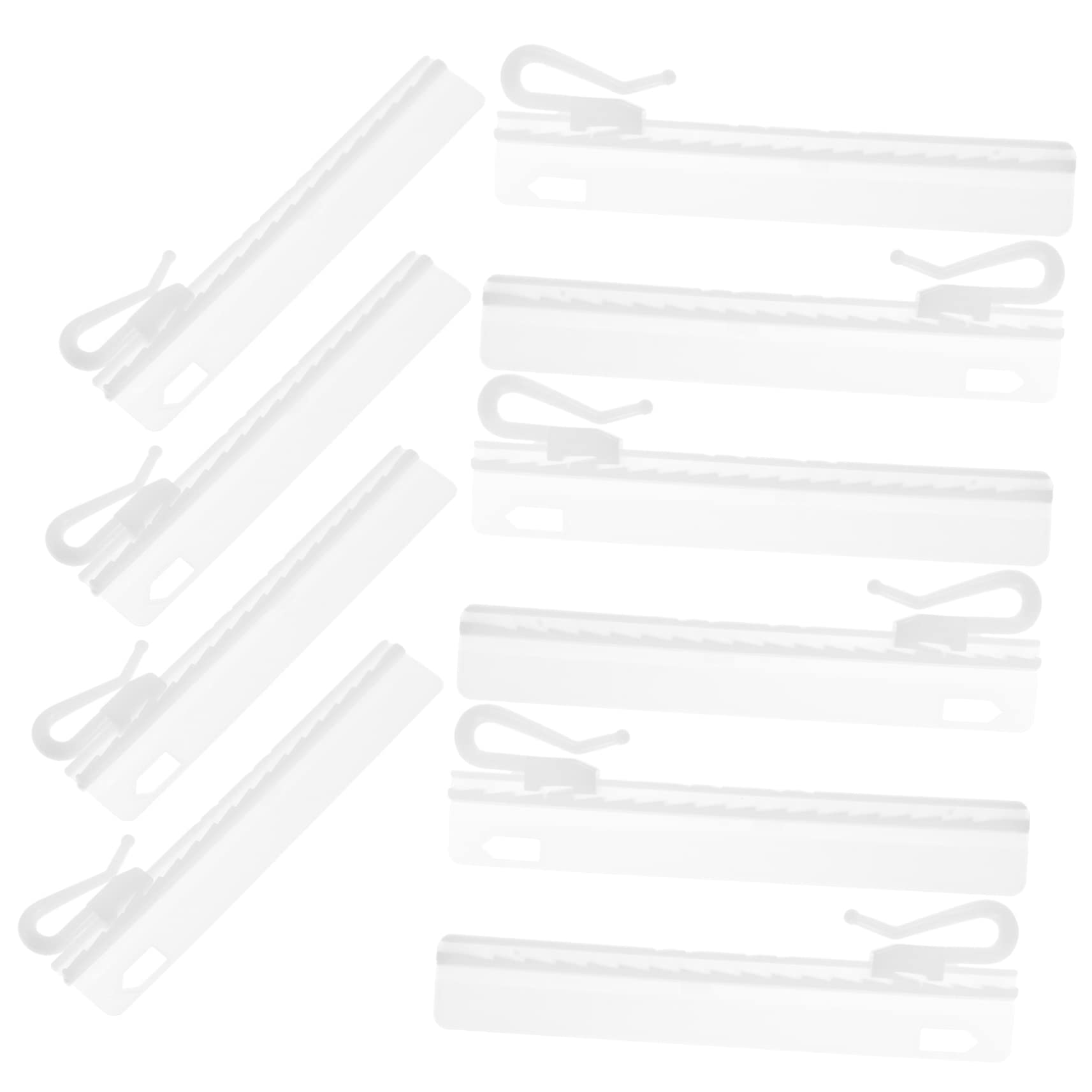 Cabilock 150stücke Vorhanghaken Einstellbare Kunststoff-gardinenhaken Robuste Draperie Clips Für Fenster Einfache Montage Für Gardinen Und Vorhänge