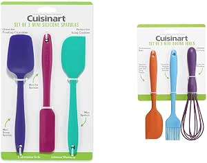Set di 10 utensili da cucina in silicone, senza BPA - Nero