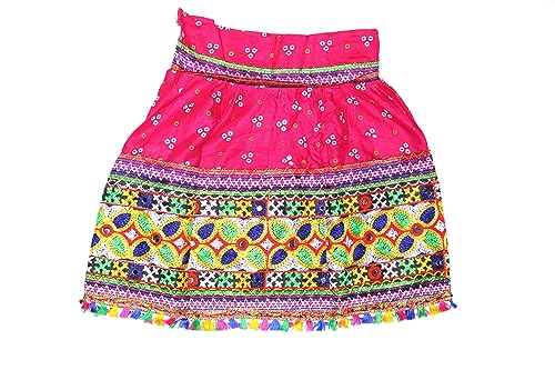 Image of CHACKO Radha Dress For Girls Lehenga-Choli with Dupatta Mala Kundal Basuri Set